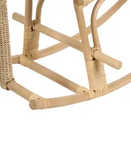 Sedia a dondolo per bambini Elefante AMPOLLINO Rattan Naturale_932120