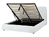 Ottoman Bed BLAGNAC Fabric Light Grey 140 x 200 cm (EU Double)