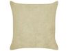 Set of 2 Corduroy Cushions 43 x 43 cm Green MILLET_854668