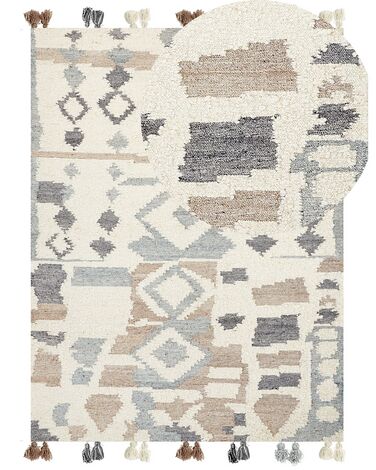 Vlněný kelimový koberec 160 x 230 cm vícebarevný MRGAVET
