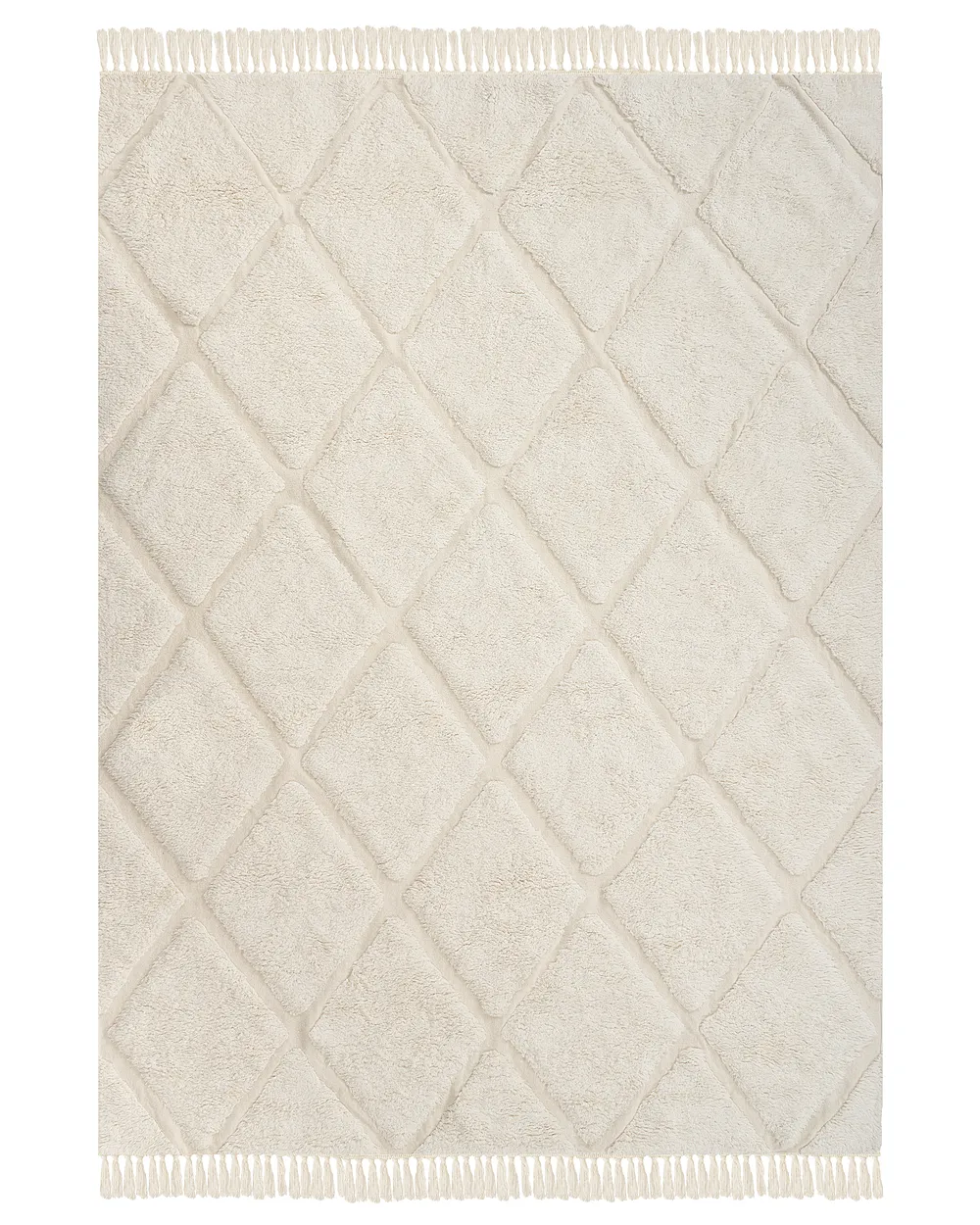 Kids Rug XELDEM  Light Beige 160 x 230 cm Cotton