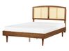 Letto matrimoniale legno chiaro  con LED 140 x 200 cm VARZY_899877