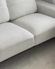 Sofa 3-Sitzer SOVIK Bouclé Cremeweiss_1170182