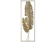 Dekoracja ścienna Liść PALLADIUM Metal 90 cm Złoty_742388