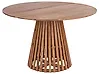Mesa de comedor MESILLA Marrón 120 cm 120 cm Madera de acacia