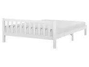 Bed Pine Wood FLORAC 160 x 200 cm (EU King Size) White_754675
