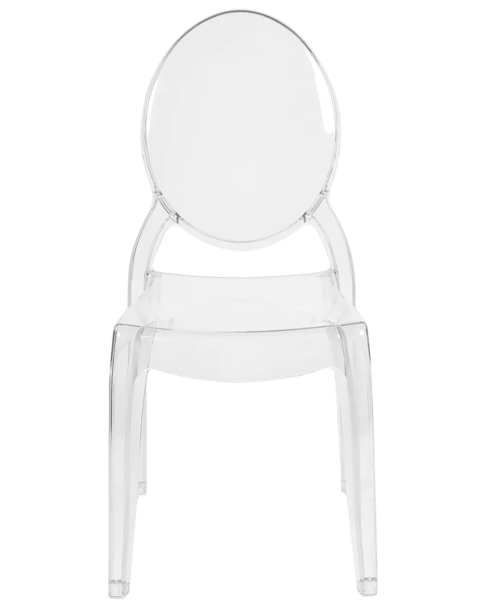 Set di 4 sedie da pranzo MERTON Trasparente_868878