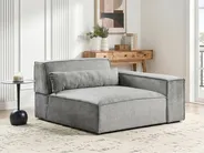 Corner Seat HELLNAR Fabric Grey Left Hand_911672