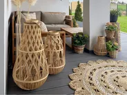 Lantern TONGA 77 cm Bamboo Natural_803315