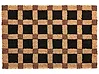 Doormat VILLASIS Beige/ Black 60 x 90 cm Coir