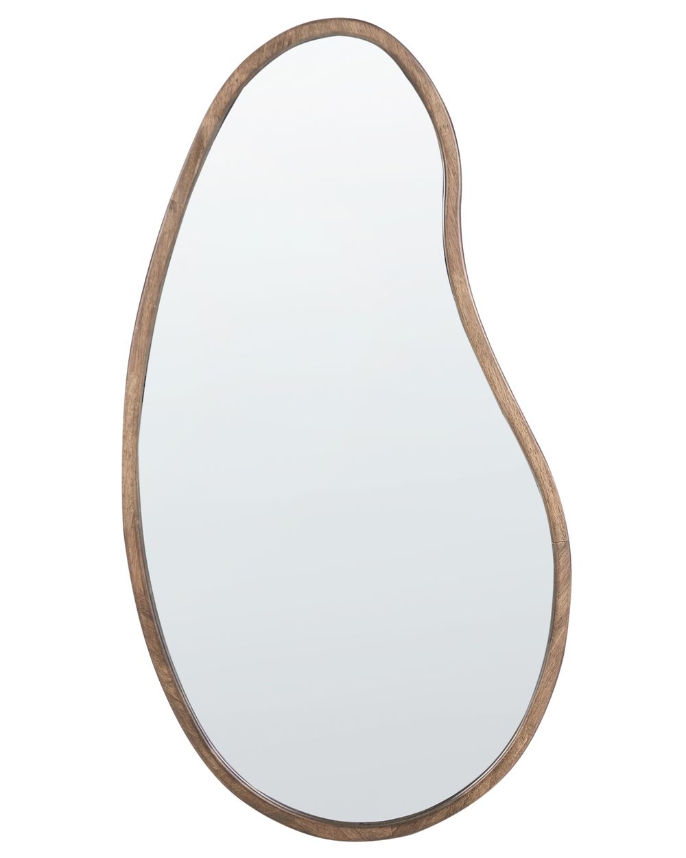 Wall Mirror CABIDOS 70 cm 130 cm Paulownia Wood Light Brown