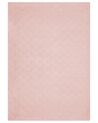 Tappeto pelliccia sintetica rosa 160 x 230 cm GHARO_866746