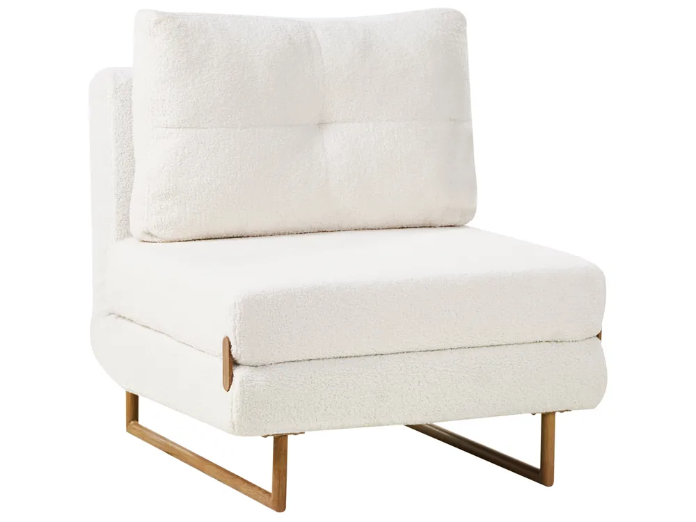 Set da salotto 6 posti JERSLEV Bouclé Bianco sporco_1013874