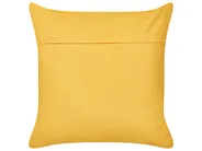 Zestaw 2 poduszek dekoracyjnych LEEA Bawełna 45 x 45 cm Żółty_893320
