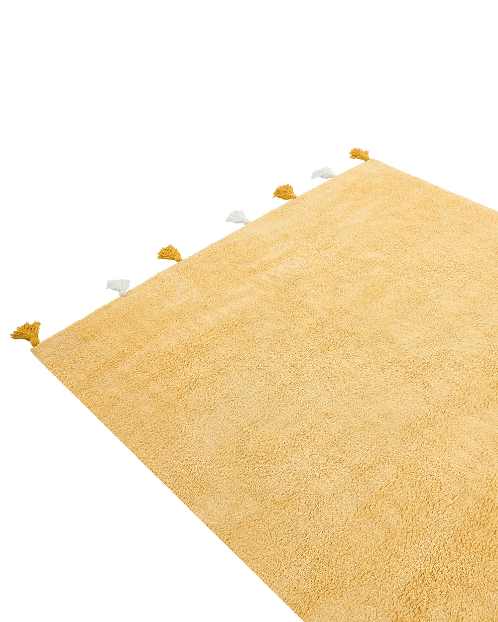 Kids Rug KODINHI  Yellow 140 x 200 cm Cotton_1155145