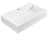 Wall Hung Basin QUENKO 600 x 380 mm Mineral Cast White_981177