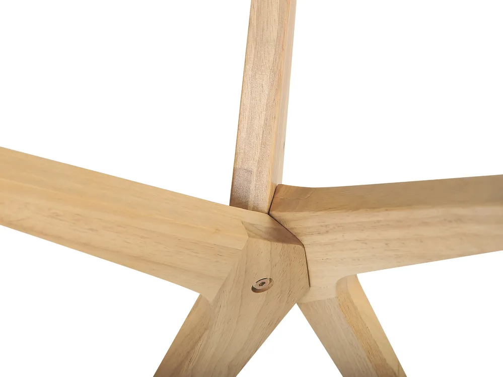 Side Table VALLEY Tempered Glass Light Brown_868677