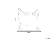 Bean Bag 300 L FUZZY 140 cm 180 cm Light Blue_761978