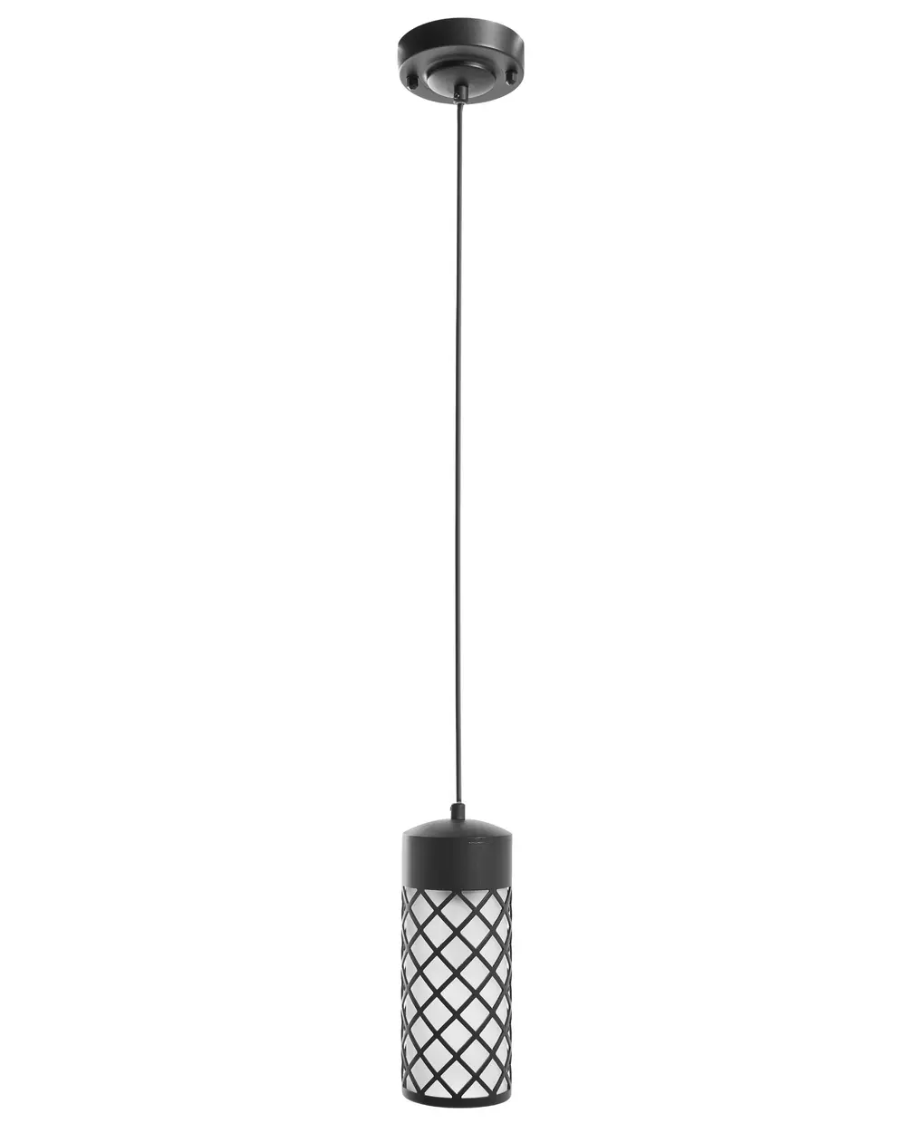 Set di 2 lampade a sospensione da esterno RASKA Metallo Nero