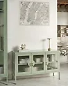 Szafka 3-drzwiowa GLEORA Metal Miętowy