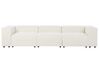 Sofa modułowa 3-osobowa boucle biała APRICA_908300