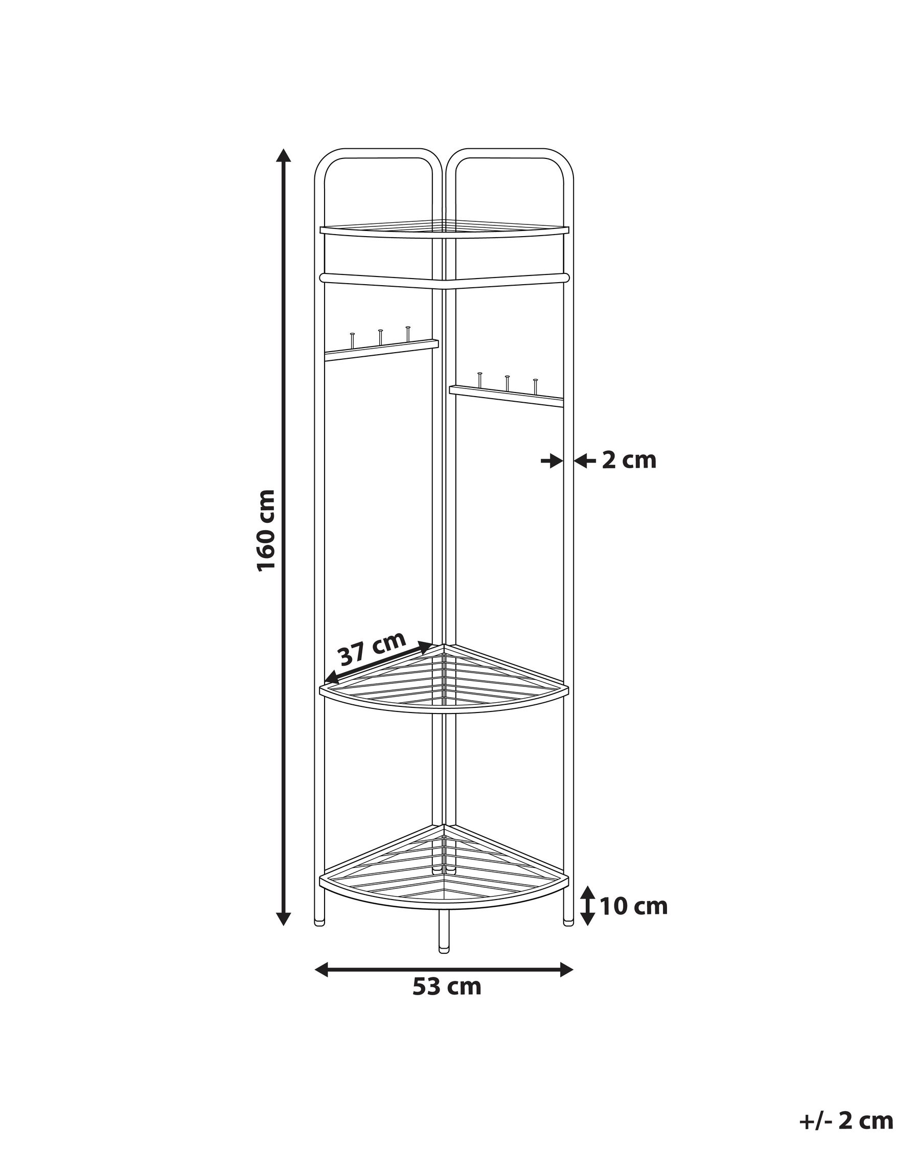 Metal Clothes Rack Gold LAWTON_939389 Metal Clothes Rack Gold LAWTON_939389