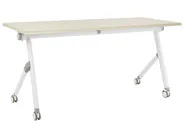 Składane biurko BENDI 160 cm 60 cm z kółkami Jasnobrązowy_922332