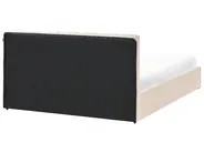 Letto contenitore DREUX Velluto Beige chiaro 160 x 200 cm_1012271
