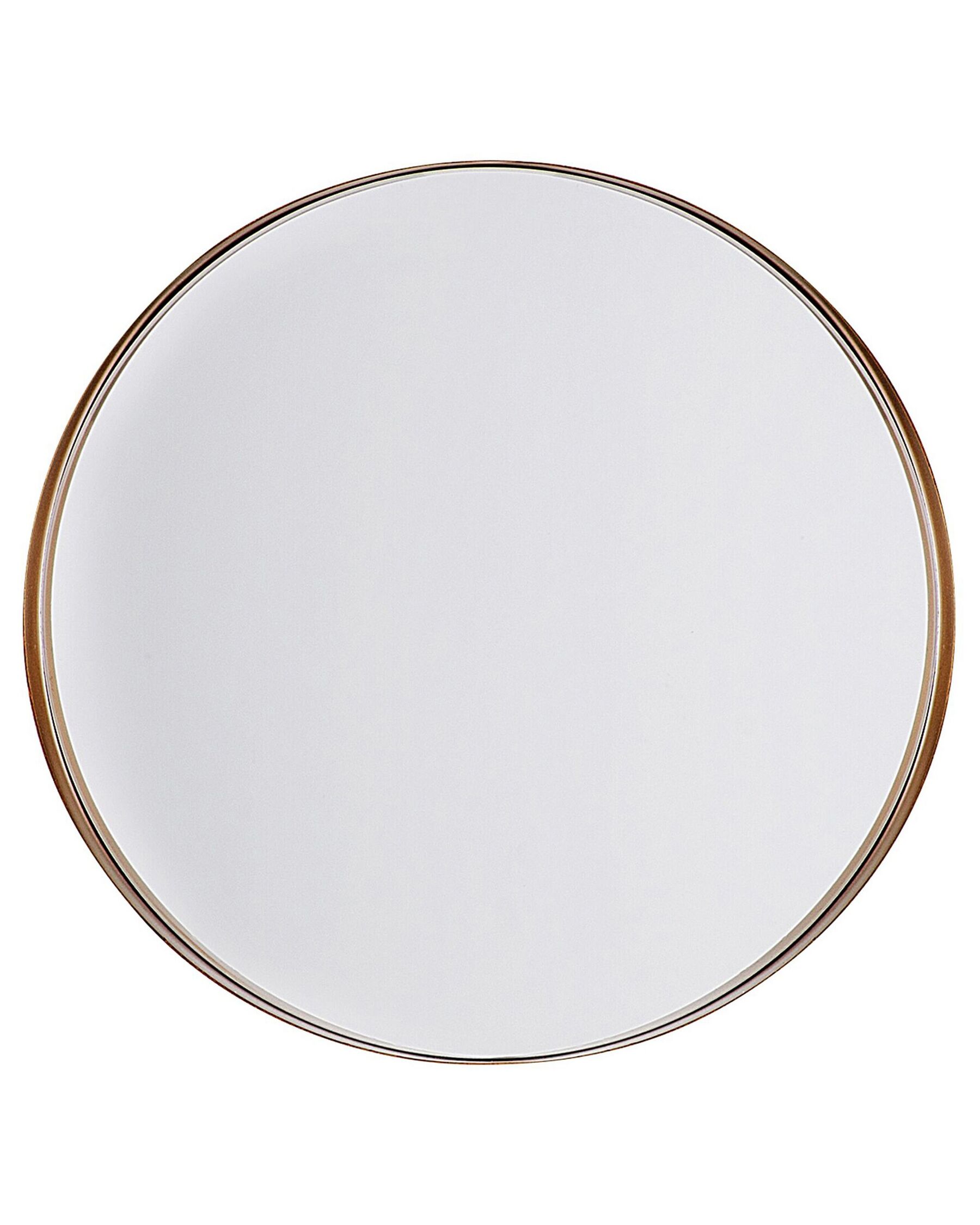 Espelho de parede redondo em metal cor de cobre ø 40 cm PINHEIRO_802228