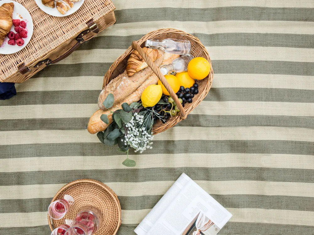 Coperta per picnic MOUZA 200 x 200 cm Beige_945005