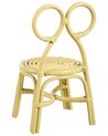 Rattan Kids Chair Yellow MIRTIA_931938