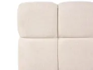 Sommier com arrumação NOYON Tecido Creme claro 160 x 200 cm_1056108