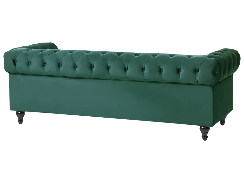 Divano 3 posti CHESTERFIELD Velluto Verde smeraldo_705610