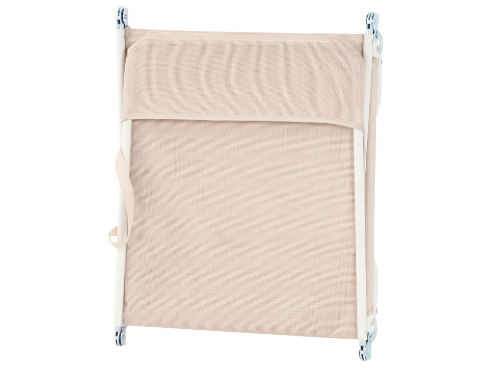 Sun Lounger KASTORIA Reclining Metal Beige_1031944