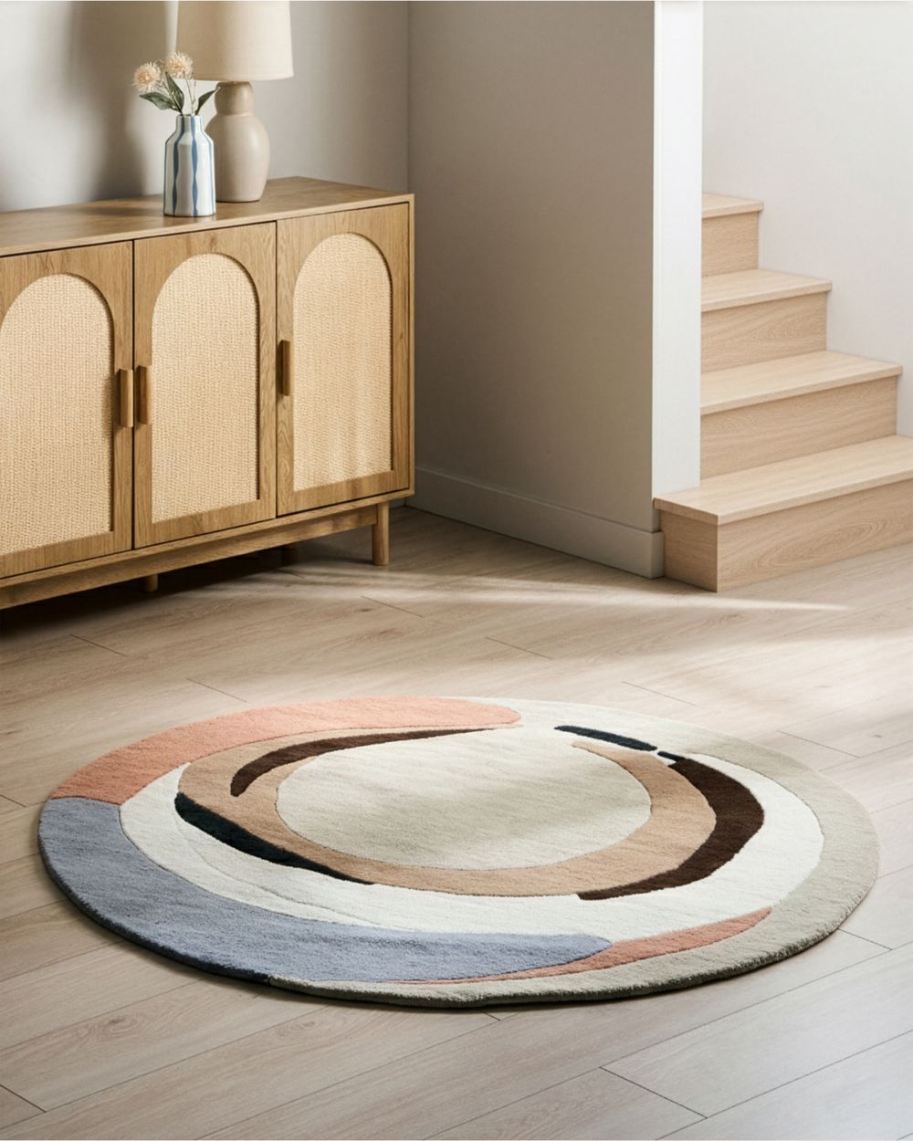 Tapis SARGODHA Multicolore ø 140 cm Laine