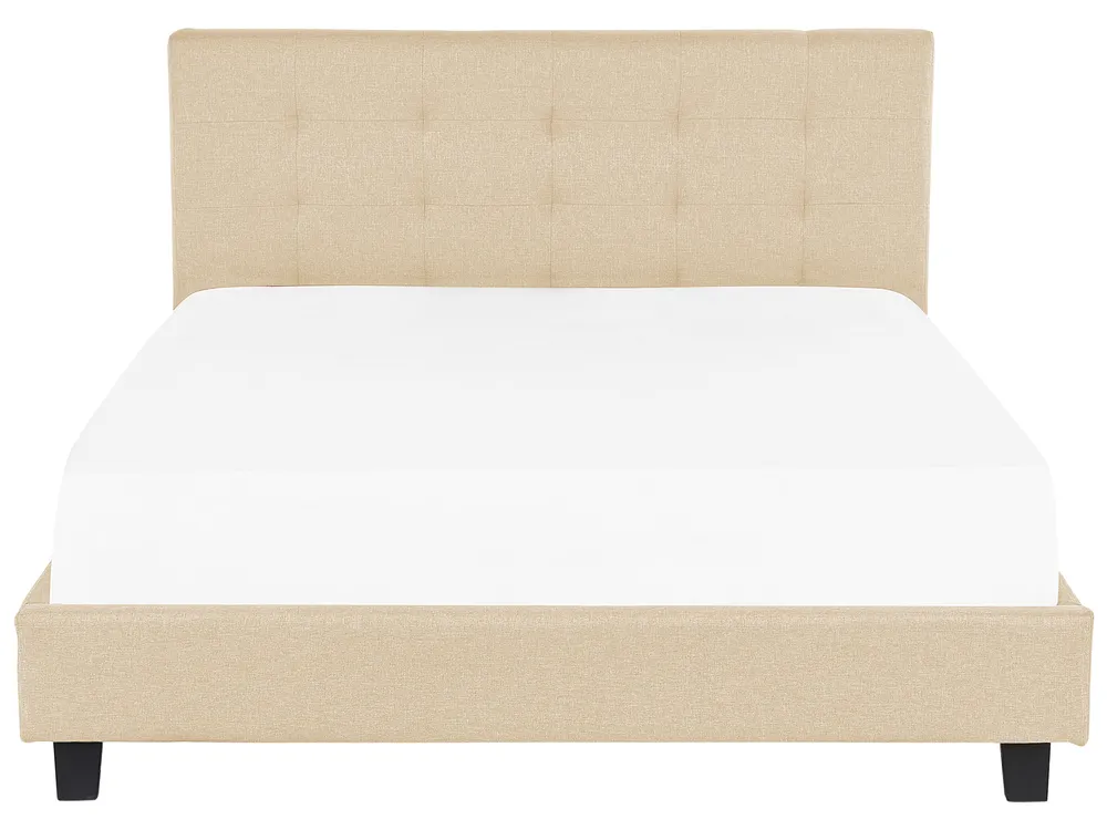 Bed Fabric LA ROCHELLE 180 x 200 cm (EU Super King) Beige_833104