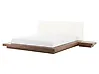 Bed ZEN 160 x 200 cm (EU King Size) Brown Ash Wood