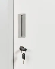 3-Door Storage Locker ATHLETE Metal Grey/ White_1011885