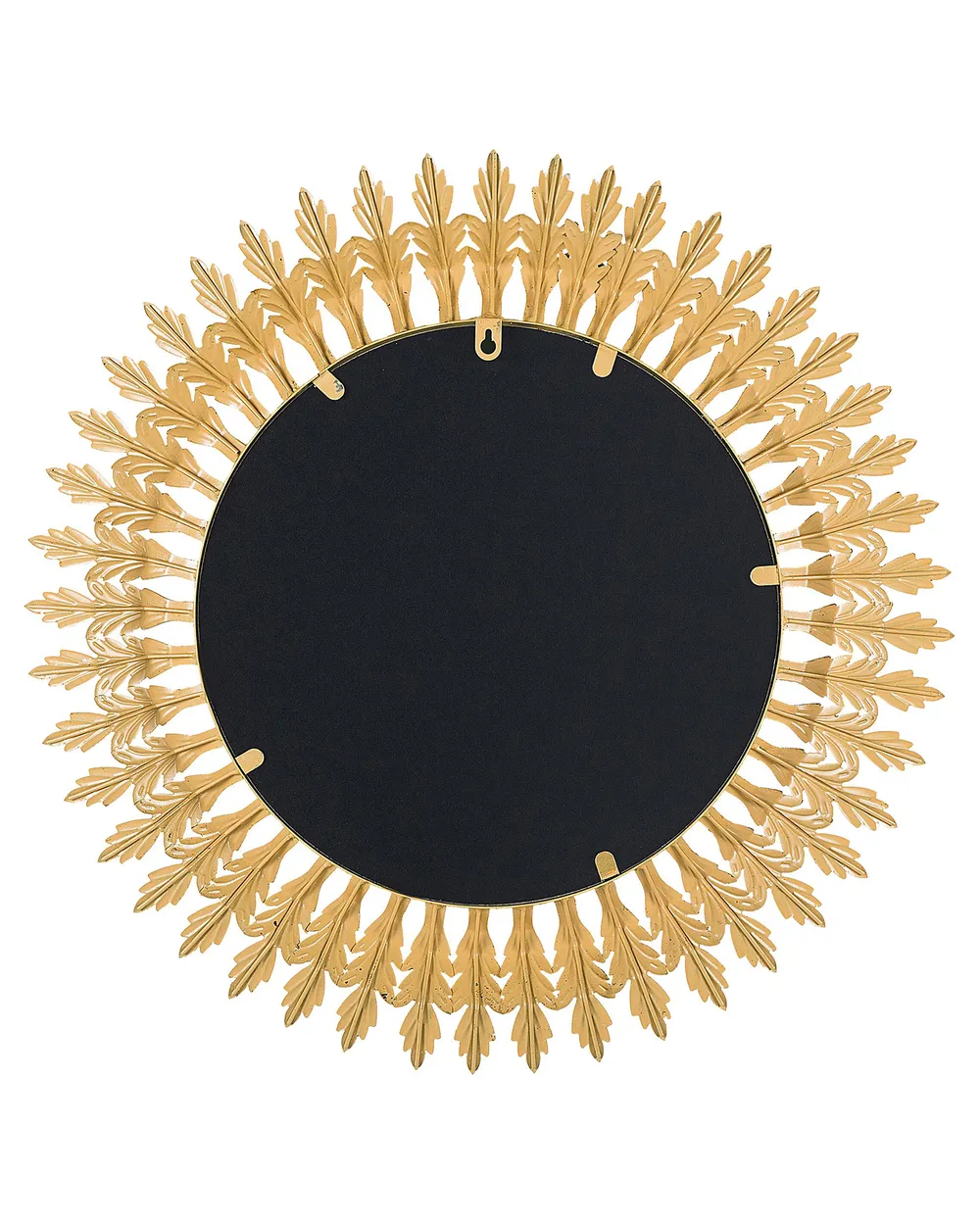 Lustro ścienne VOREY 60 cm 60 cm Metal Złoty_704631