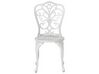 Metal Garden Bistro Set White TRIORA/DASCIO_931828