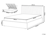 Ottoman Bed VION Boucle Beige 180 x 200 cm (EU Super King)_1042742