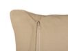 Coussin en jute beige 45 x 45 cm DESALIX_887842