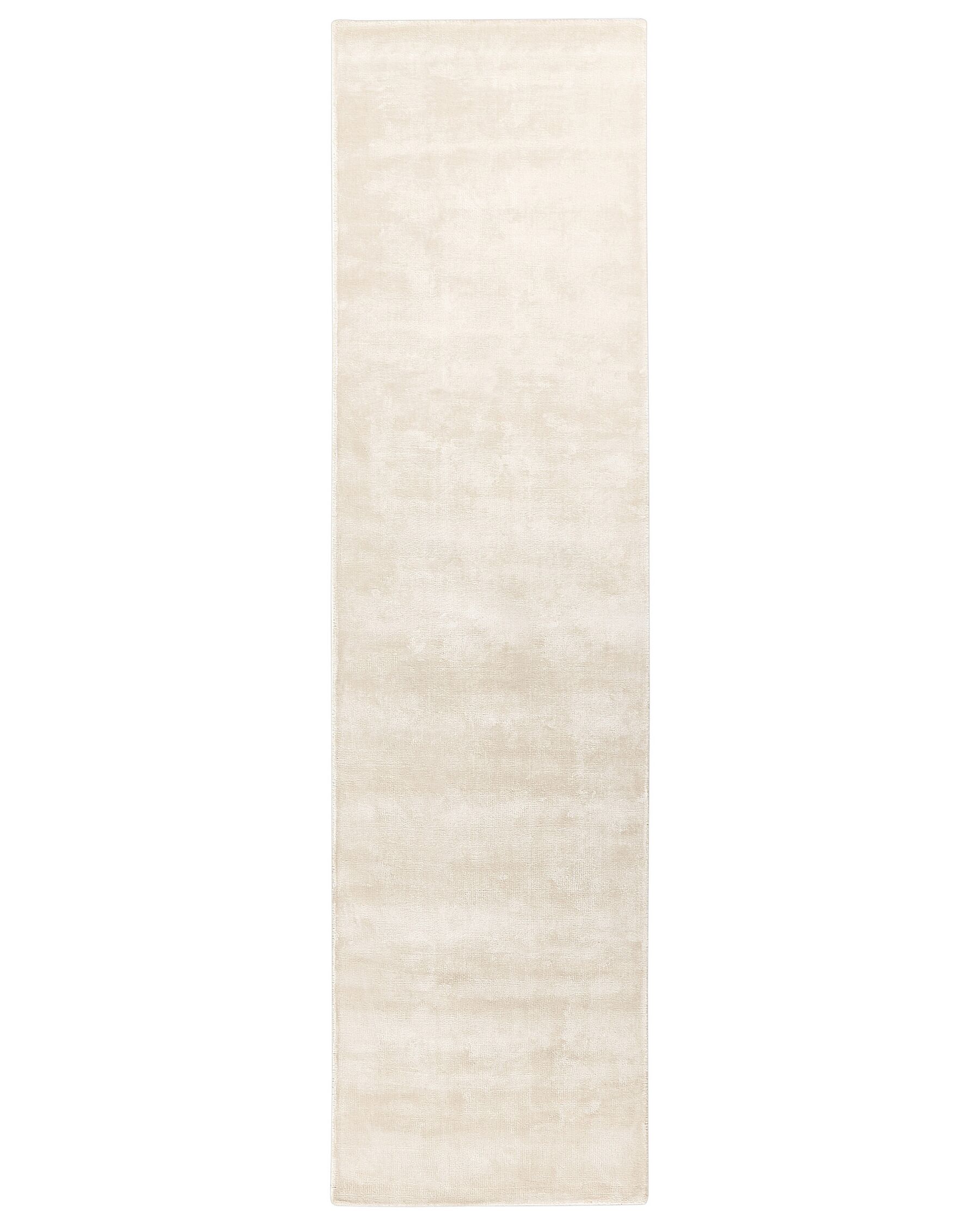 Dywan z wiskozy 80 x 300 cm jasnobeżowy GESI II_903952