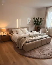 Bed Fabric ORVILLE 160 x 200 cm (EU King Size) Taupe_1048040