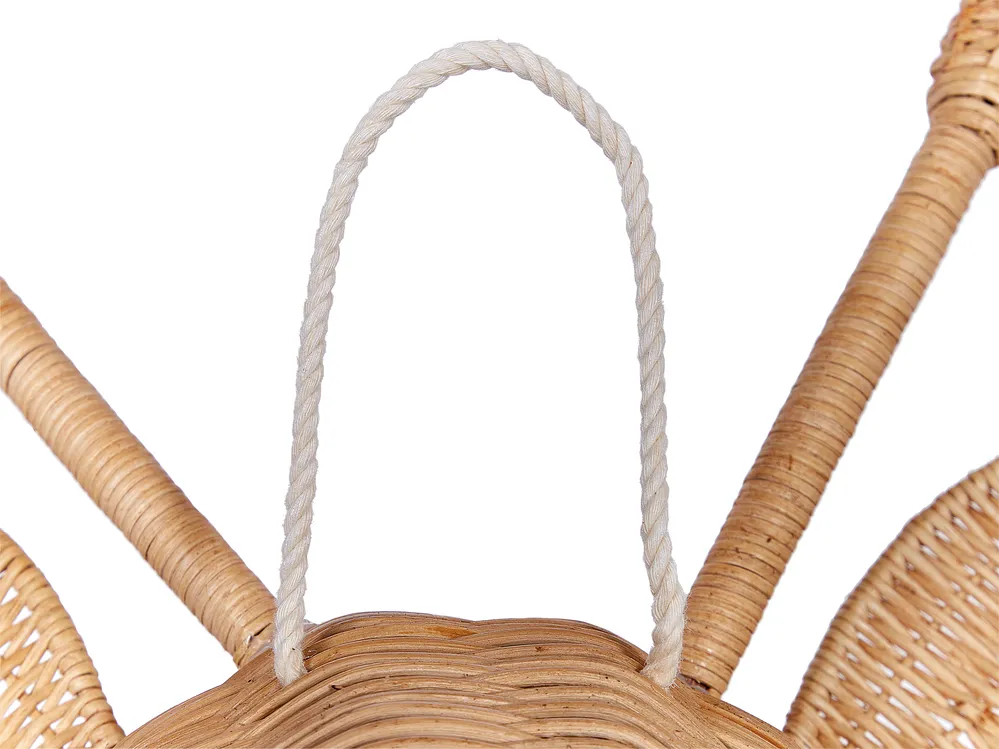Dekoracja ścienna Żyrafa BANANEC Rattan 83 cm Naturalny_894146