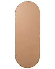 Lustro ścienne AZEVILLE 46 cm 122 cm Metal Złoty_997724
