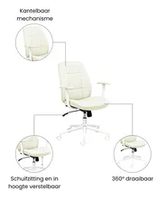 Bureaustoel CARLTON Stof Mintgroen_1059690