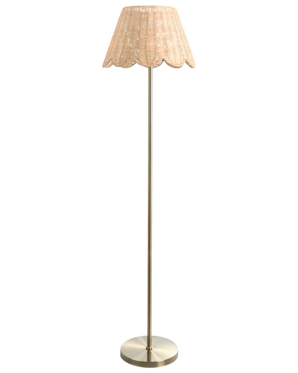 Lampa podłogowa SALM Rattan Naturalny