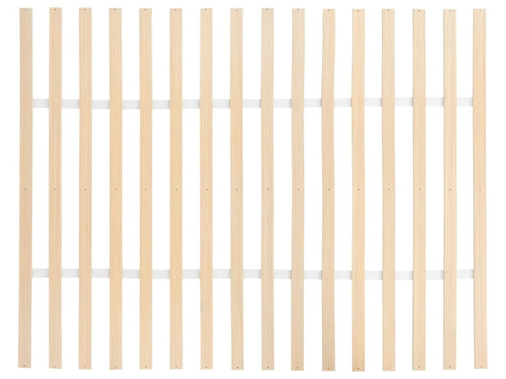 Łóżko bez zagłówka Drewno sosnowe TALAIRAN 140 x 200 cm Jasnobrązowy_1135742