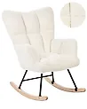 Rocking Chair OULU Boucle White